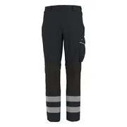 PARKSIDE PERFORMANCE Heren softshell werkbroek, reflecterend (Zwart, 46)