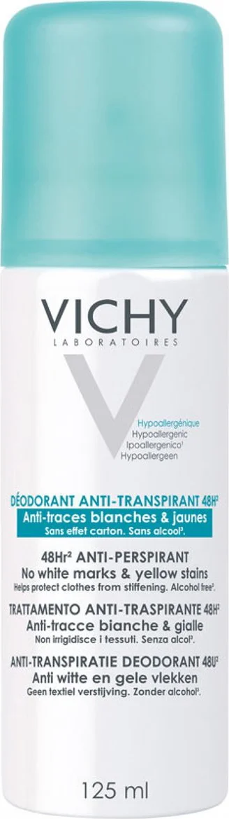 Vichy Deodorant Intense Transpiratie spray 48 uur anti-strepen 125ML