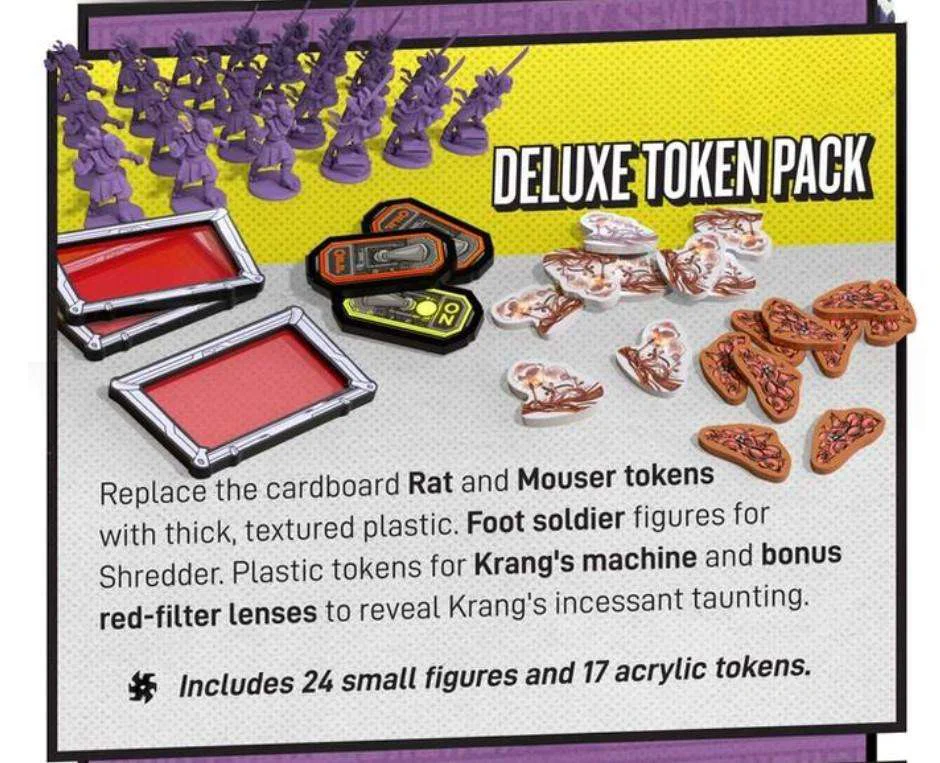 Unmatched Adventures: TMNT - Deluxe Token Pack