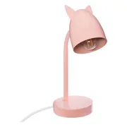 Bureaulamp met Oortjes - 18 x 12,5 x 31 cm - Roze