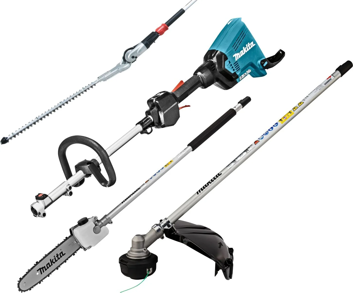 Makita DUX60ZX11 Accu Combisysteem + Bosmaaier, Kettingzaag & Heggenschaar 2x18V Basic Body