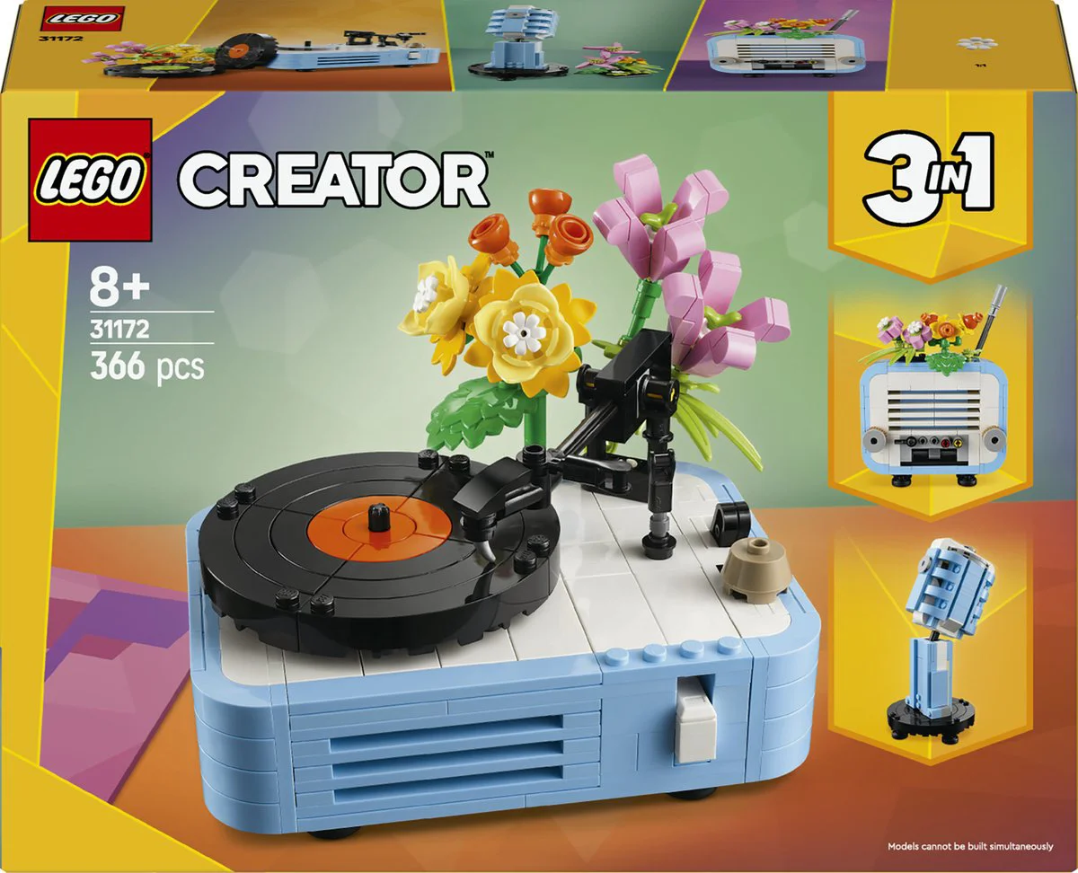 LEGO Creator Platenspeler met bloemen 31172