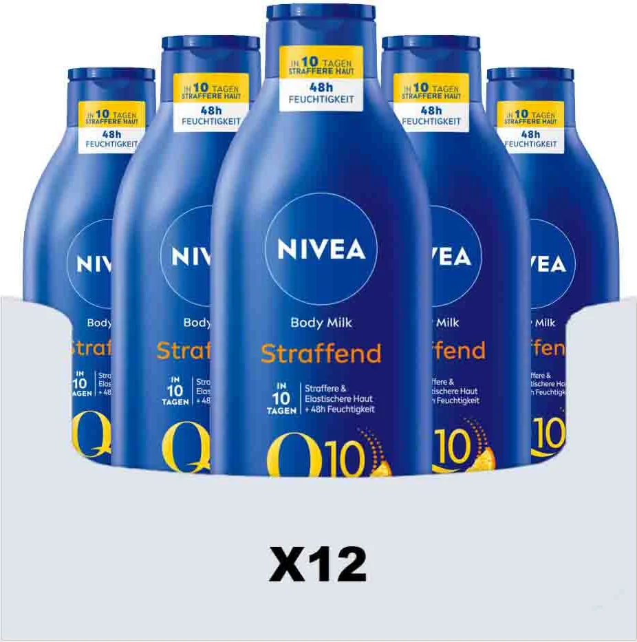12x NIVEA Body Lotion Firming Milk Q10 400 ml