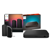 Philips Hue Play Wall Washer Zwart -Duo Pack + HDMI Sync Box 8K
