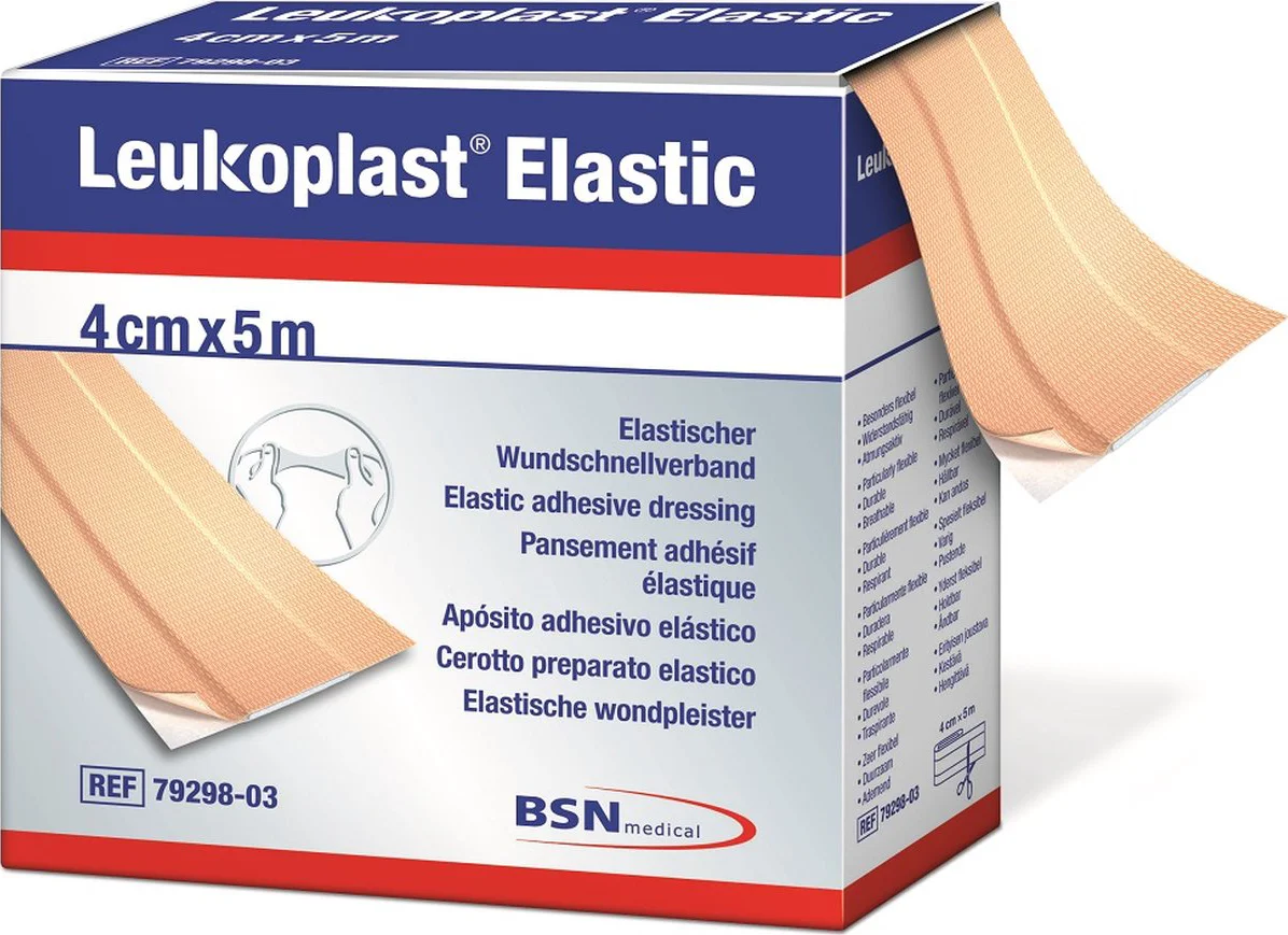 Leukoplast Elastic Wondpleister 4cm x 5m