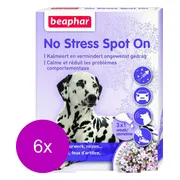 6x Beaphar No Stress Hond Spot On 3 pipetten