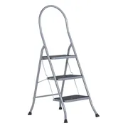 Altrex Cromato huishoudtrap 3-treeds met hoge beugel Silver - 500951