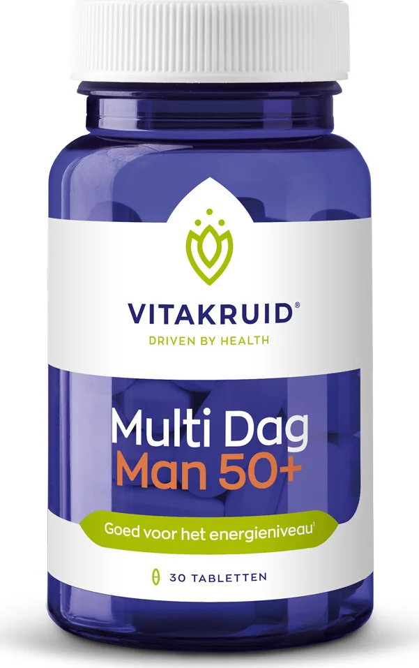 Vitakruid Multi Dag Man 50+ 30 tabletten
