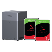 UGREEN NASync DH4300 Plus + Seagate Ironwolf 4TB Duo Pack