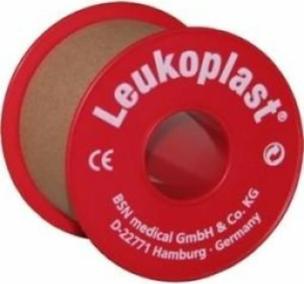 3x Leukoplast Hechtpleister 5 m x 5 cm
