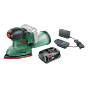 Bosch Universal Sander 18V-10 + POWER FOR ALL 18V 2,5 Ah Accu Set