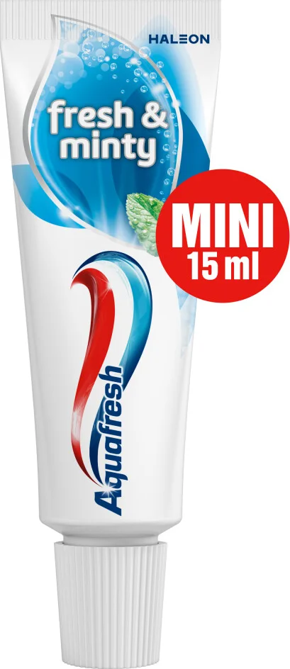 6x Aquafresh Tandpasta Fresh & Minty Mini 15 ml