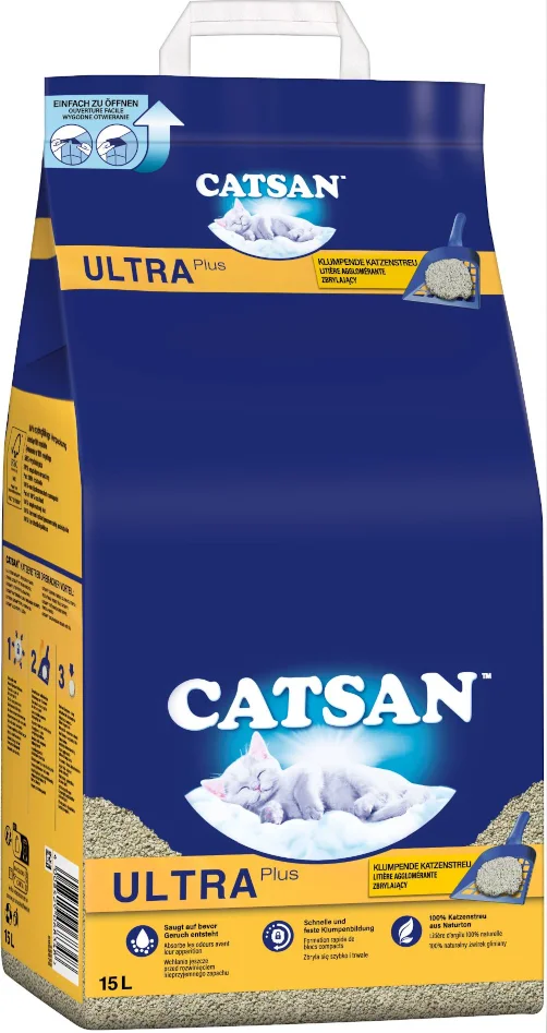 Catsan Kattenbakvulling - Klontvormend Ultra - Zak - 15L