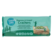 TerraSana Crackers Rozemarijn & Lijnzaad Crackers 250GR
