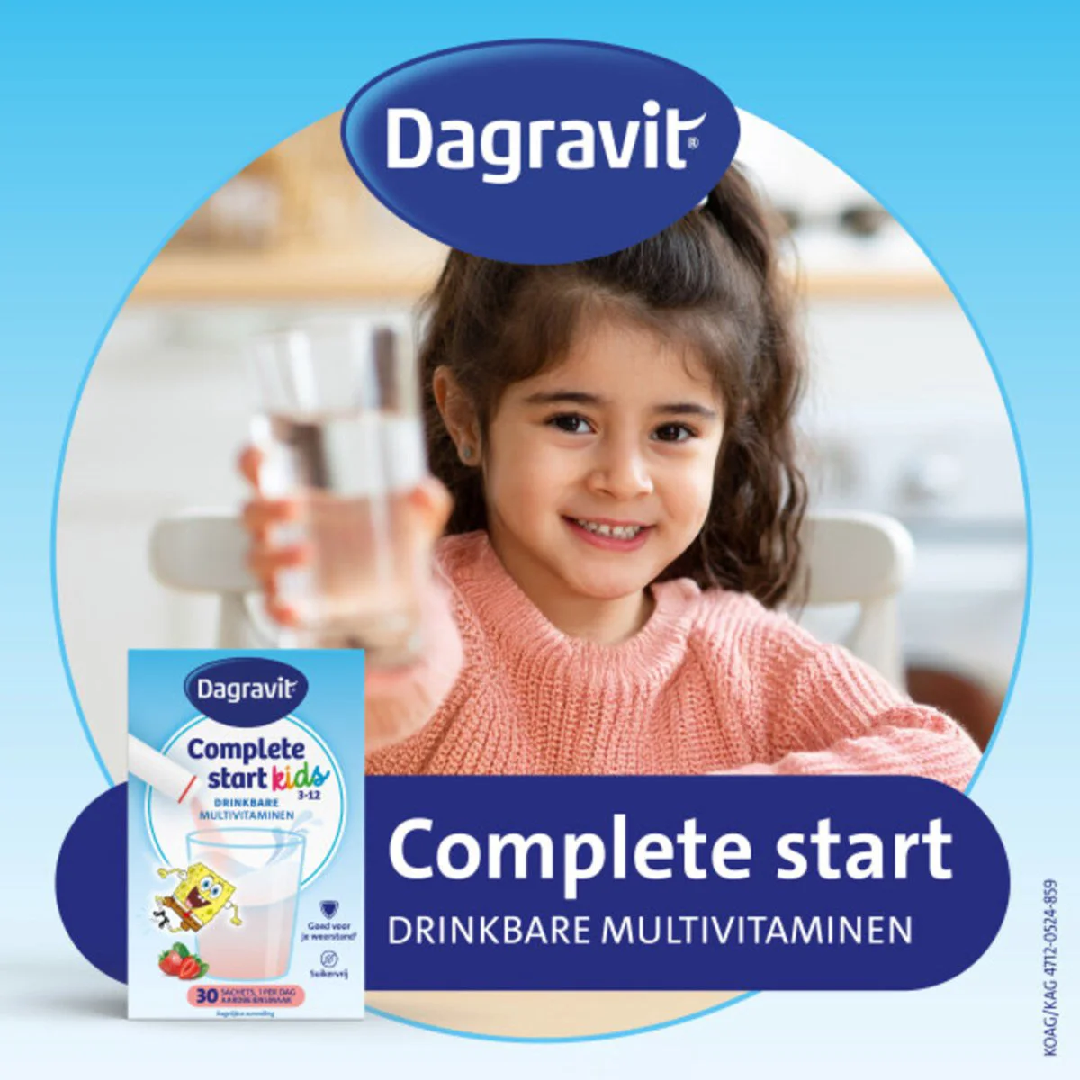 2x Dagravit Complete Start Kids Poeder 30 stuks