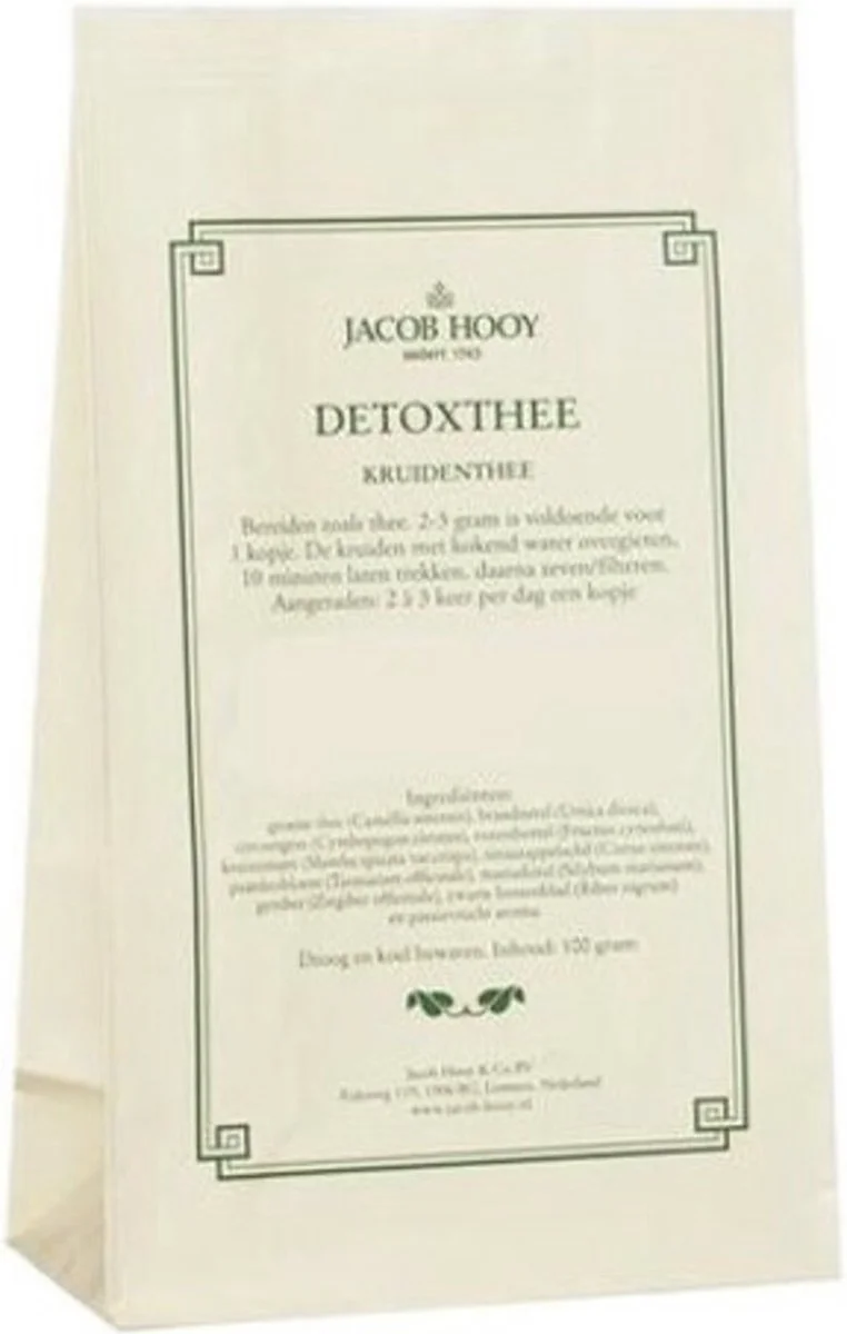 Jacob Hooy Detoxthee Kruidenmengsel 100GR