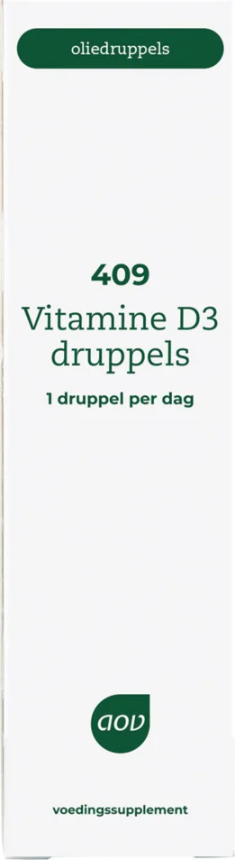 2x AOV 409 Vitamine D3 druppels 15 ml