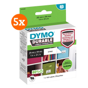 DYMO Duurzame LabelWriter Etiket 25x54mm 160 stuks 5-pack