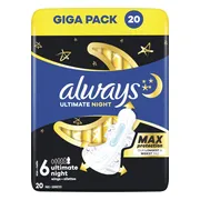 Always Maandverband Ultra Ultimate Night 20 stuks