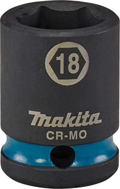 Makita E-16140 Impact Black Krachtdop 1/2" kort | 18 mm