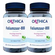 2x Orthica Foliumzuur-800 120 tabletten