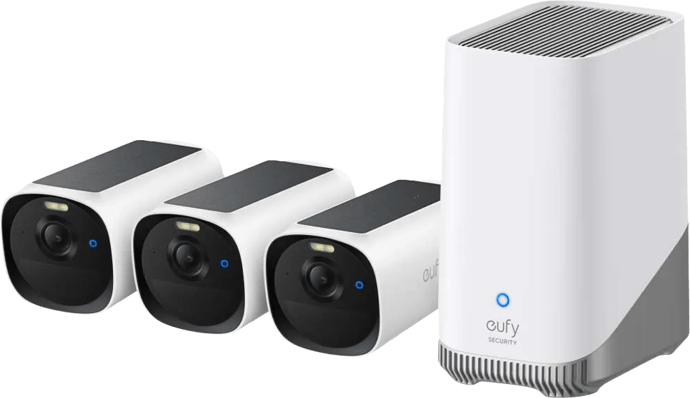 EufyCam E40 3-Pack + HomeBase 3