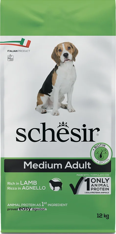 Schesir Hond Dry Maintenance Medium Lam 12 kg
