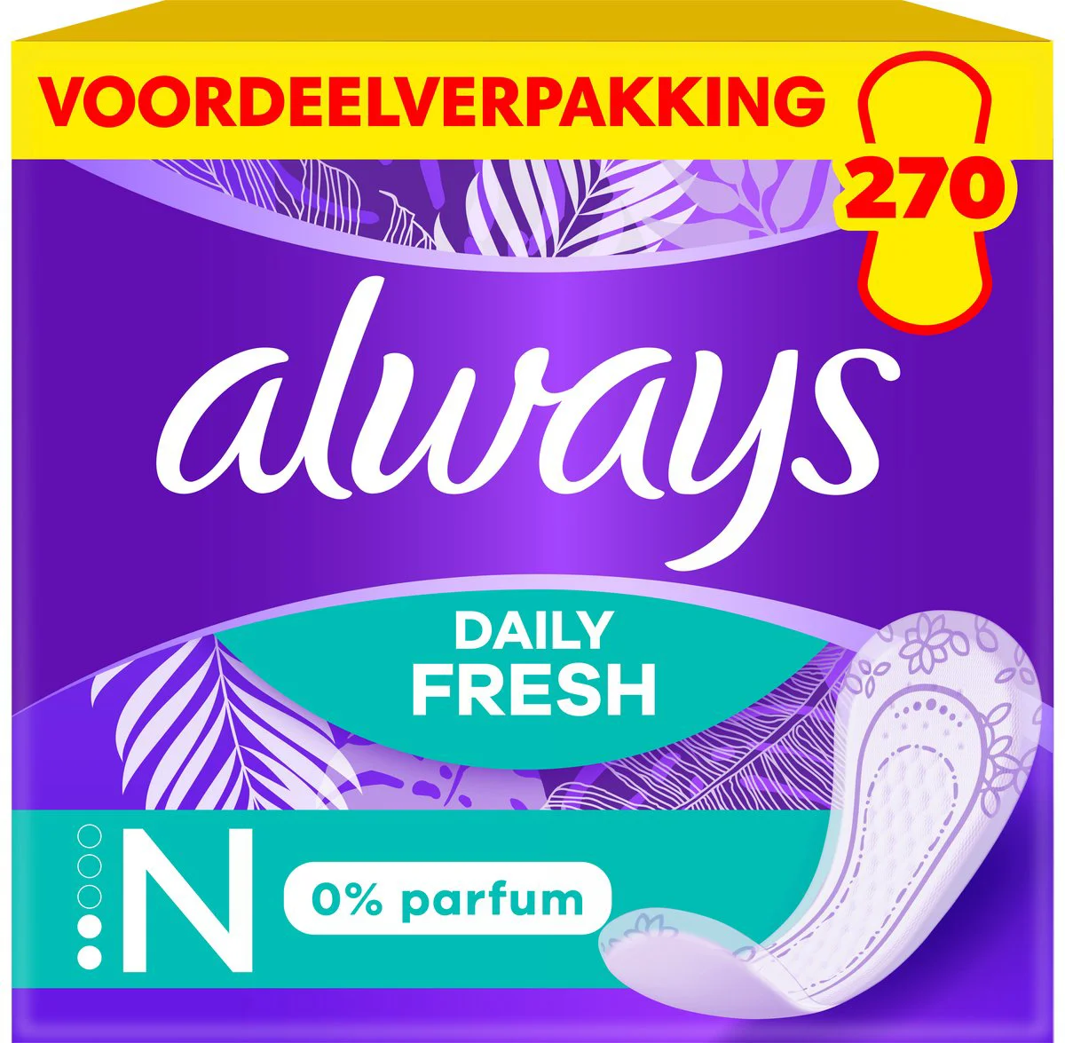 3x Always Inlegkruisjes Normal 90 stuks
