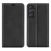 MobyDefend Hoesje - Geschikt voor Samsung Galaxy A55 - Luxe Wallet Bookcase (Magnetische Sluiting) - Zwart