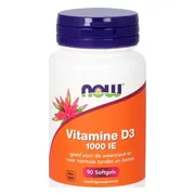 NOW Vitamine D3 1000IE Softgels 90st