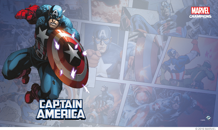 Marvel Champions Captain America Game Mat