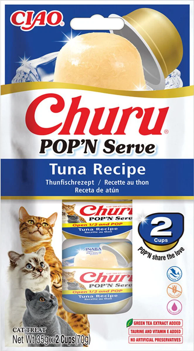 Ciao Kattensnack Churu Pop'n Serve Tuna 2x35 gr