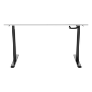 Euroseats Handslinger Zit Sta Bureau 120 x 80 Zwart/Wit