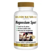 2x Golden Naturals Magnesium Sport 120 vegacapsules