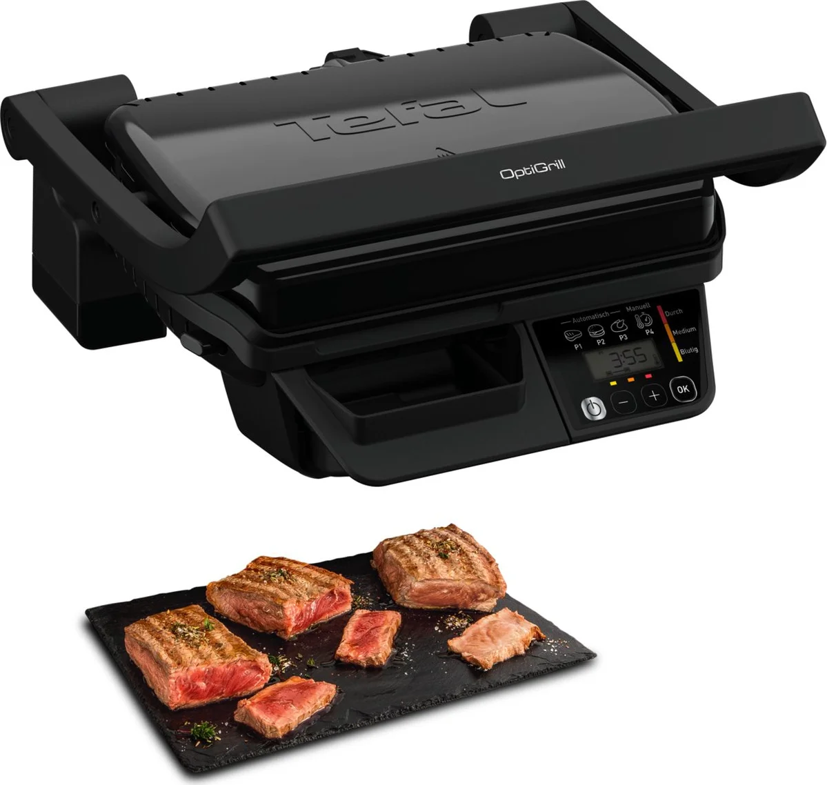 TEFAL Optigrill GC7P08 intelligente contactgrill