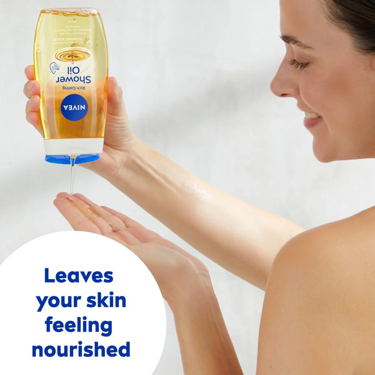 3x NIVEA Doucheolie Rich Caring 200 ml