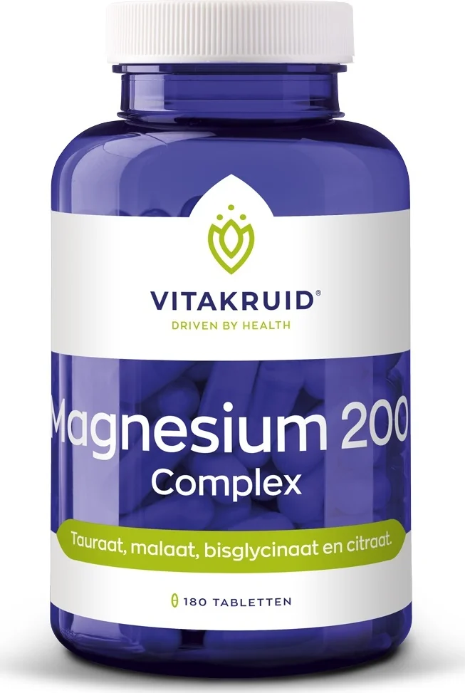 Vitakruid Magnesium 200 Complex 180 tabletten