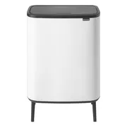 Brabantia Bo Touch Bin Hi Prullenbak - 60 l - wit