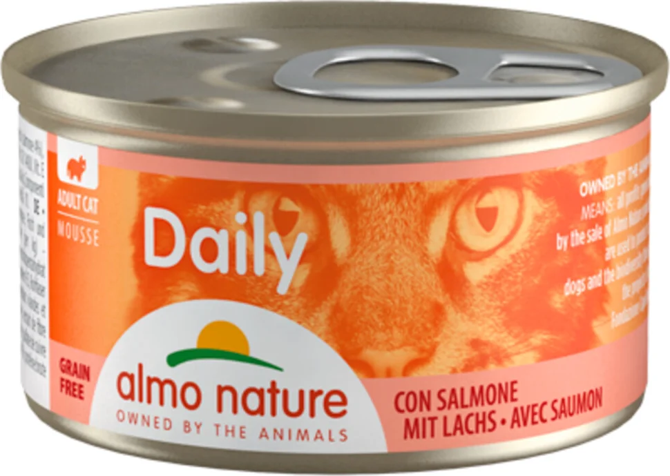 Almo Nature Daily Menu Kattenvoer Nat Mousse Zalm 85 gr