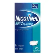 Nicotinell Zuigtablet Mint 2 mg - voor stoppen met roken 96ST