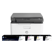 HP Color Laser MFP 178nw  + 1 extra set toners