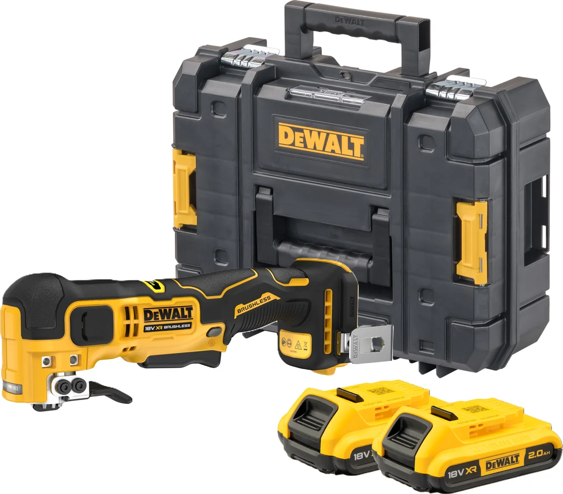 DeWALT DCS358D2 Compact accu multitool 18V XR 2x 2.0Ah in TSTAK
