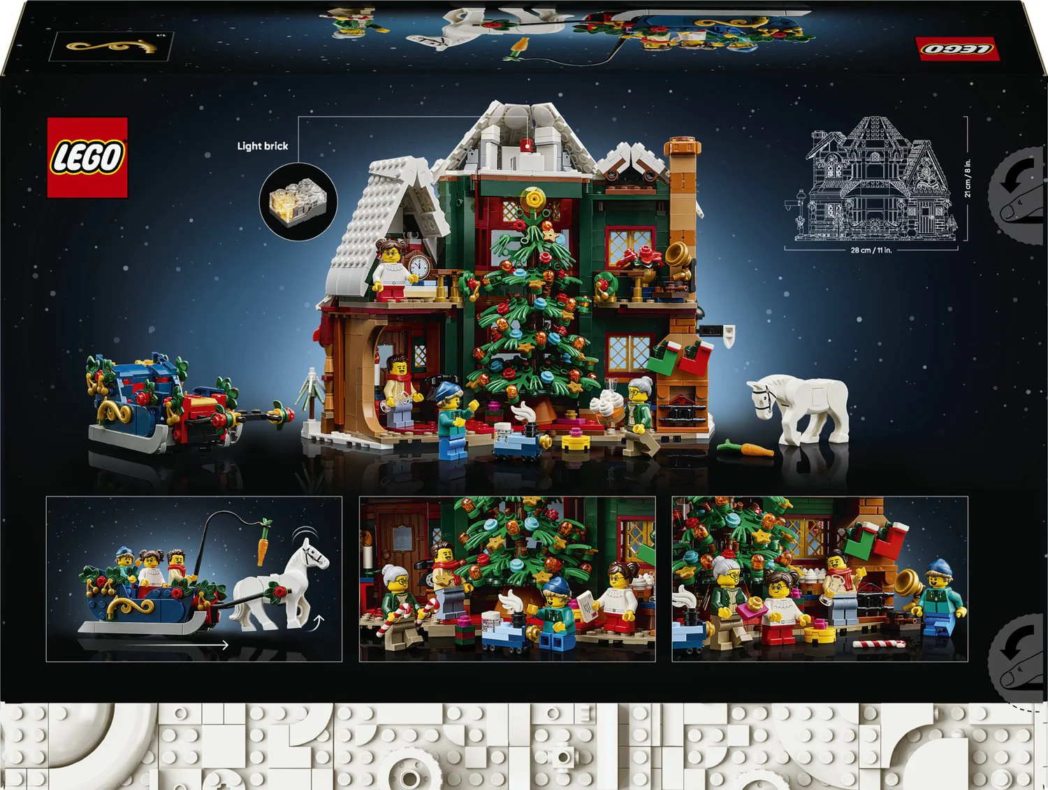 LEGO Oma's kersthuis 11387