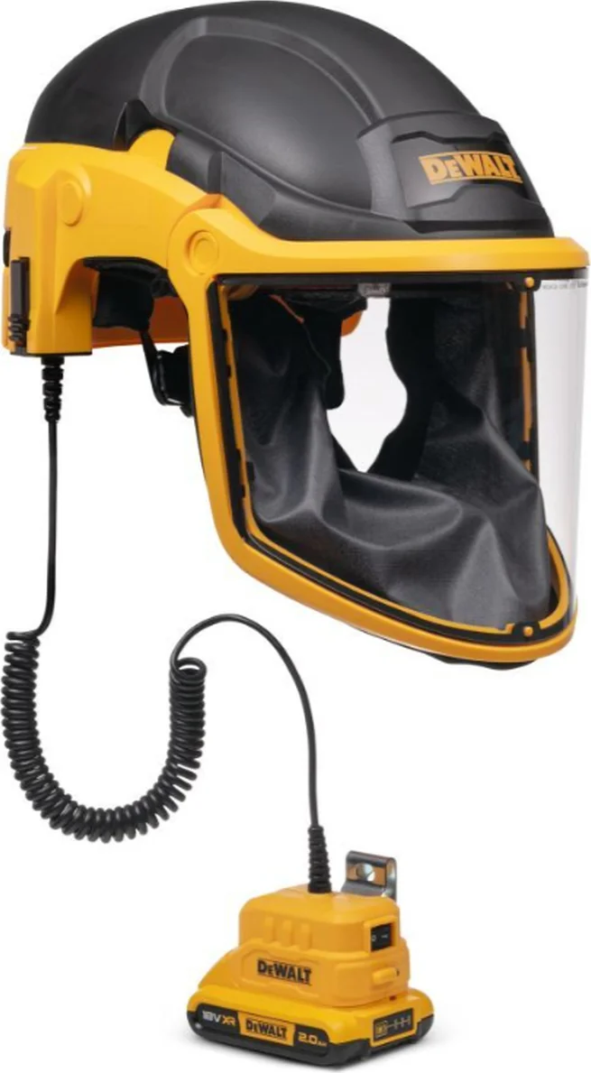 DeWALT PAPR - Luchtzuiverend beademingsapparaat met P3 filter 12V XR 2.0Ah