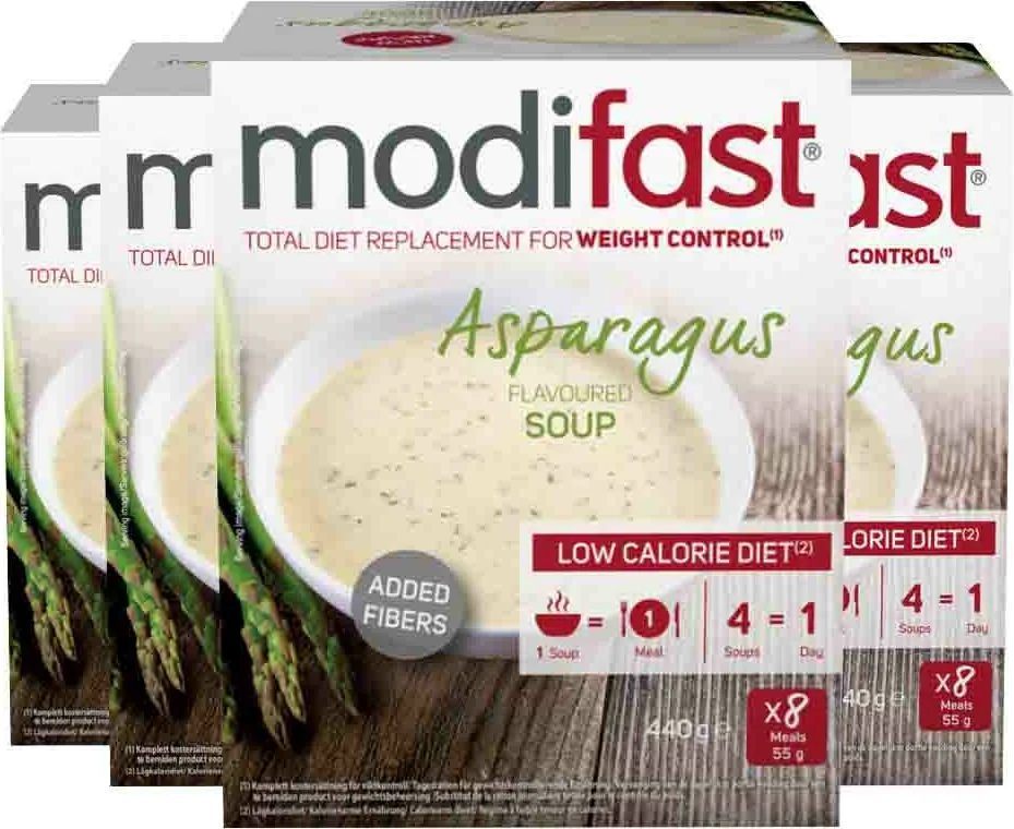 4x Modifast Weight Control Soep Asperge 440 gr