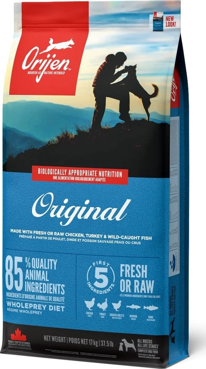 Orijen Whole Prey Hondenvoer Original Dog 17 kg