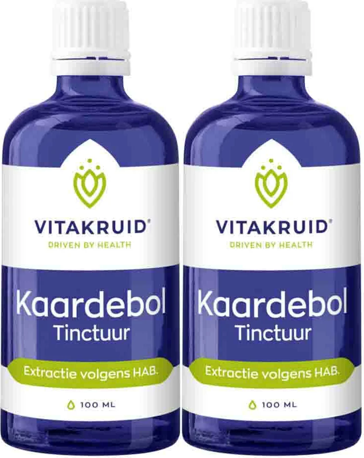 2x Vitakruid Kaardebol Tinctuur 100 ml