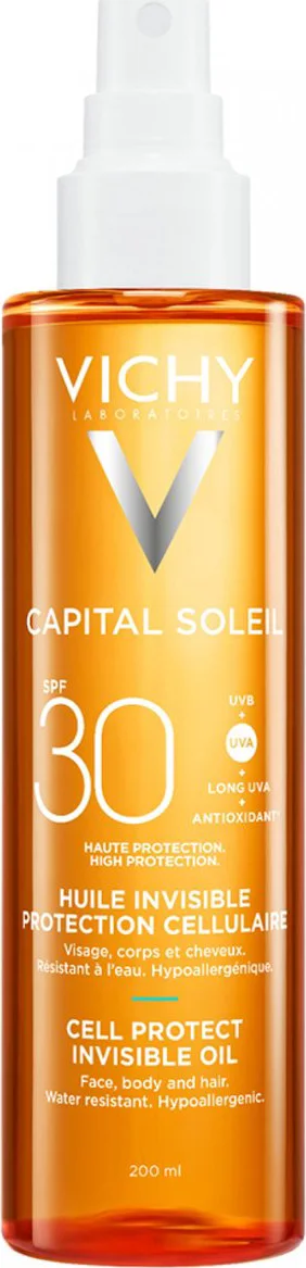Vichy Capital Soleil Cell Protect Invisible Oil SPF30 200ML