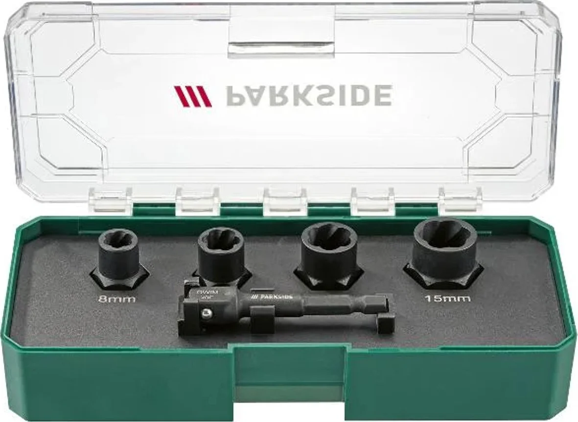 PARKSIDE Slagmoersleutel of uitdraaiset (dopsleutel met spiraalprofiel)