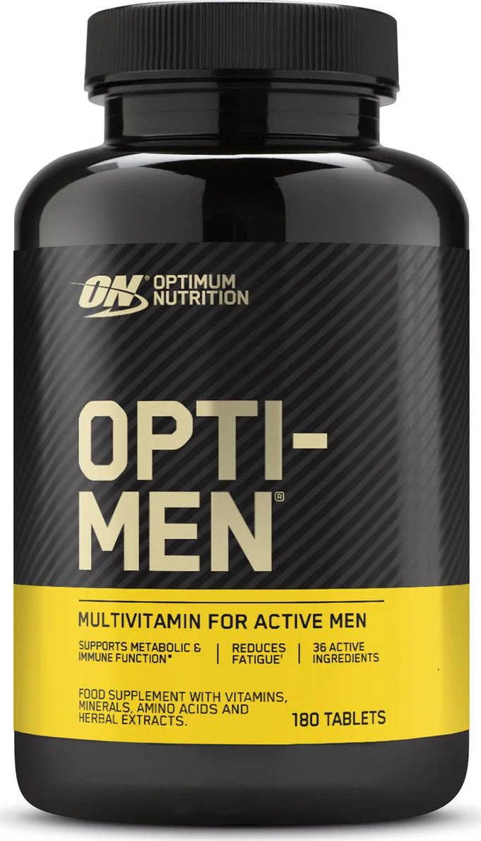 Optimum Nutrition Opti-Men - Multivitamine Man - Vitamines, Mineralen en Plantenextracten - 180 capsules